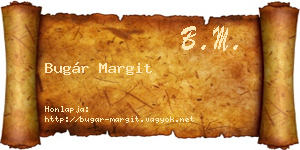 Bugár Margit névjegykártya