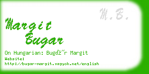 margit bugar business card